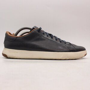 Cole Haan Shoes GrandPro Tennis Men's 10 M Sneakers C22586 Blue Leather Lace Up